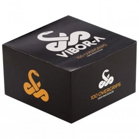 Vibor-A Caja de 100 Overgrips de Pádel Colores Surtidos Vibor-A Caja de 100 Overgrips de Pádel Colores Surtidos